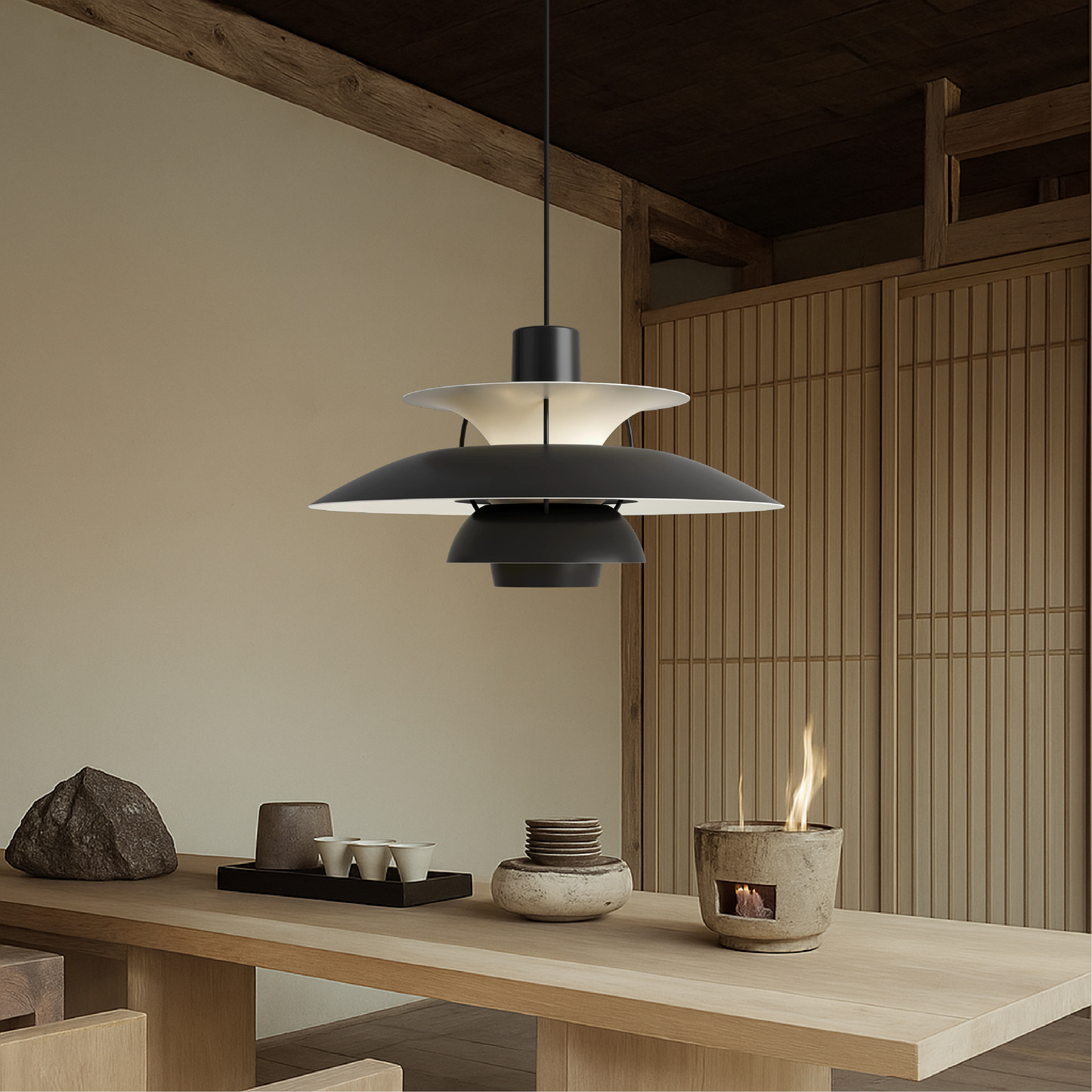 Sleek Metal Pendant Lamp For Modern Homes