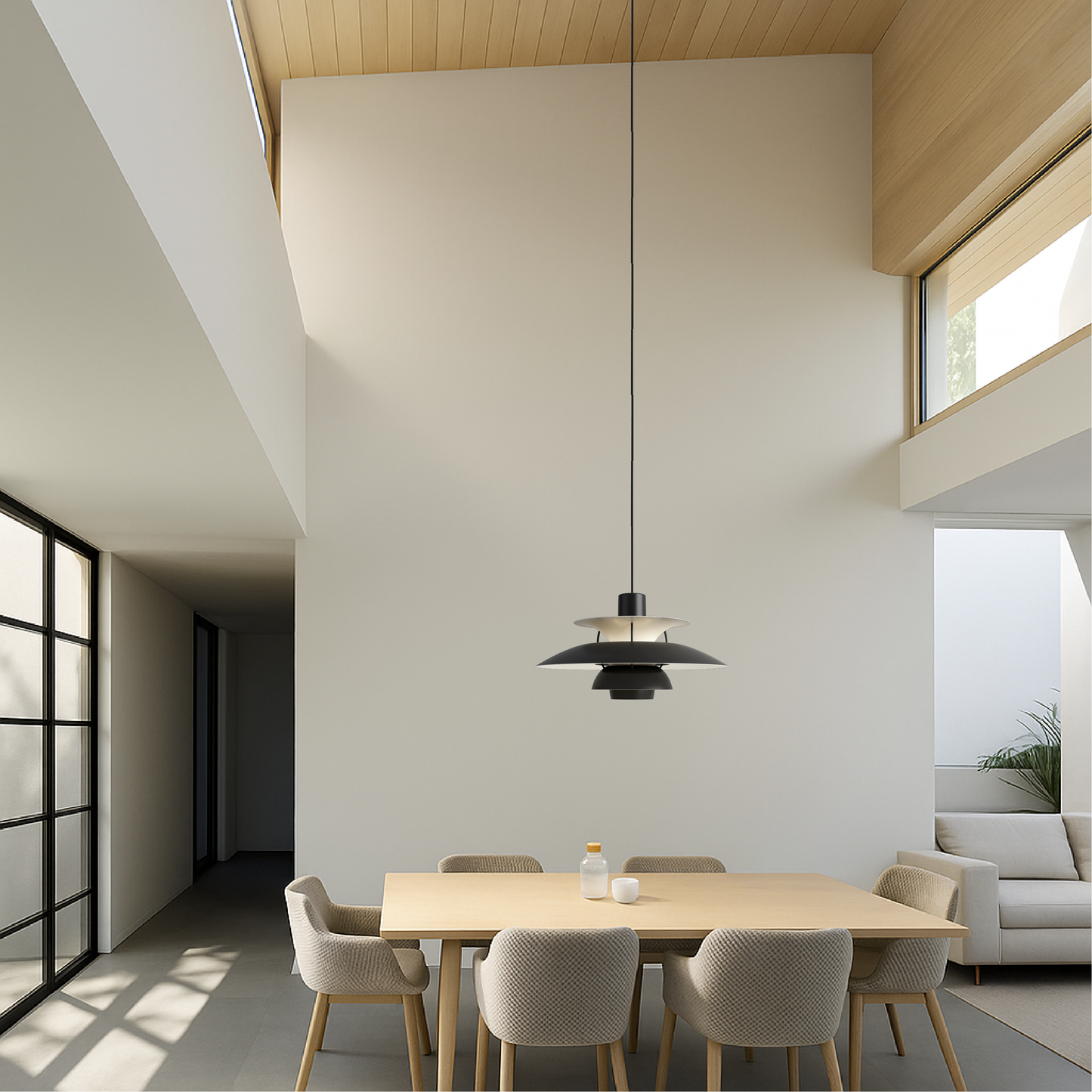 Sleek Metal Pendant Lamp For Modern Homes