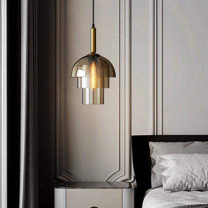 Modern Simple Glass Dome Ceiling Pendant Lights 8