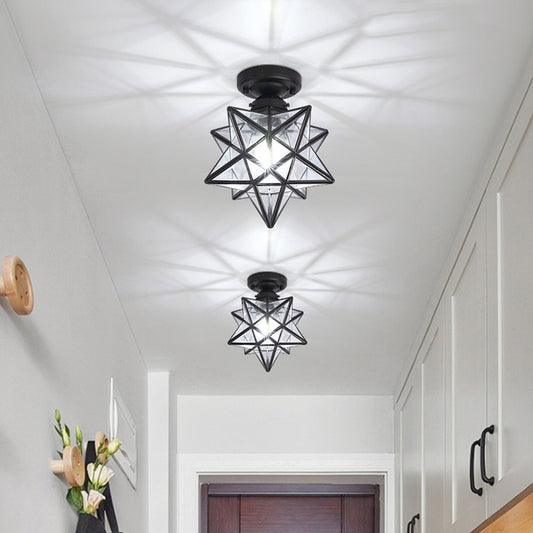 Stylish Star Design Overhead Ceiling Lamp - Lusomart