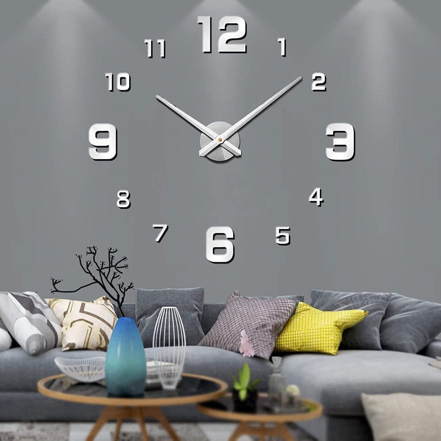 Modern Statement Wall Clock – Artistic Design for Bold Interior Accents 1