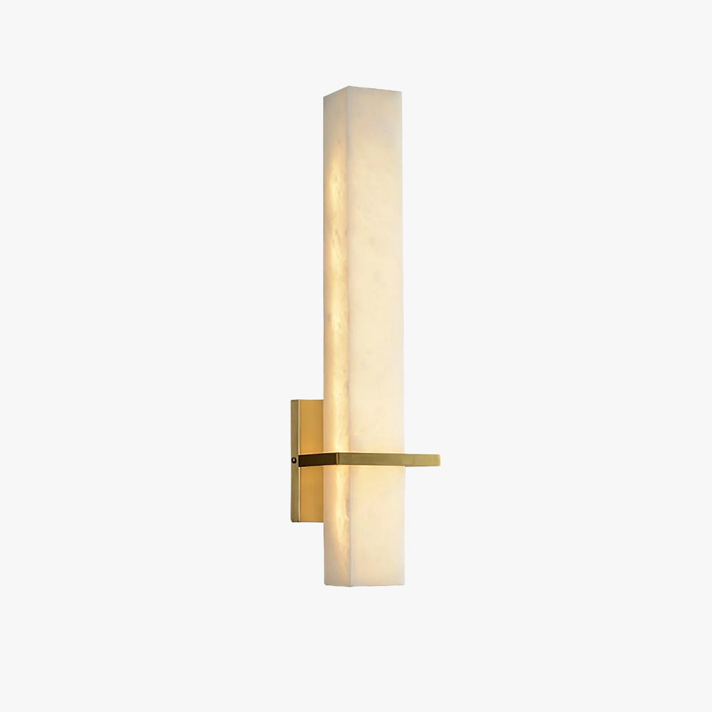 Tall Modern Wall Light With Warm LED Ambient Glow