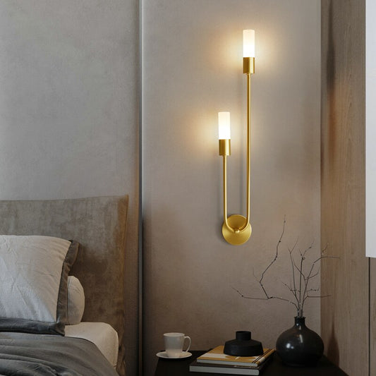 Slim Modern LED Wall Lamp with Warm White Glow - Lusomart