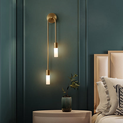 Slim Modern LED Wall Lamp with Warm White Glow