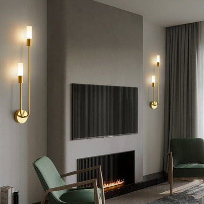 Slim Modern LED Wall Lamp with Warm White Glow