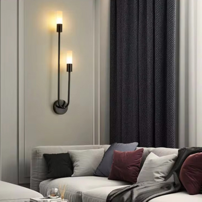 Slim Modern LED Wall Lamp with Warm White Glow