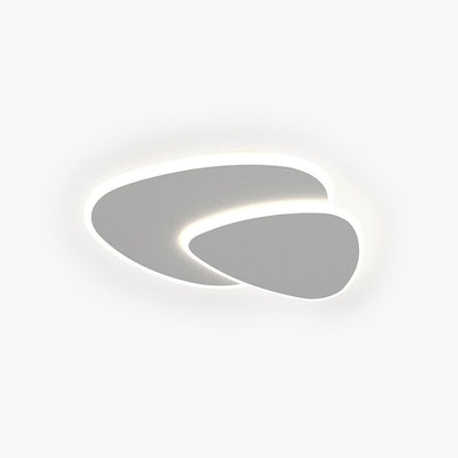 Modern White LED Flush Mount Ceiling Light Fixture – Energy-Efficient Lighting for Home Decor 3