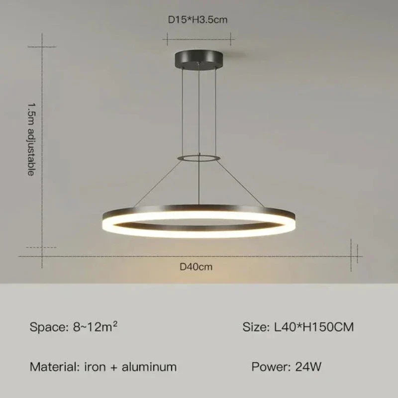 Stylish Slim Pendant Light