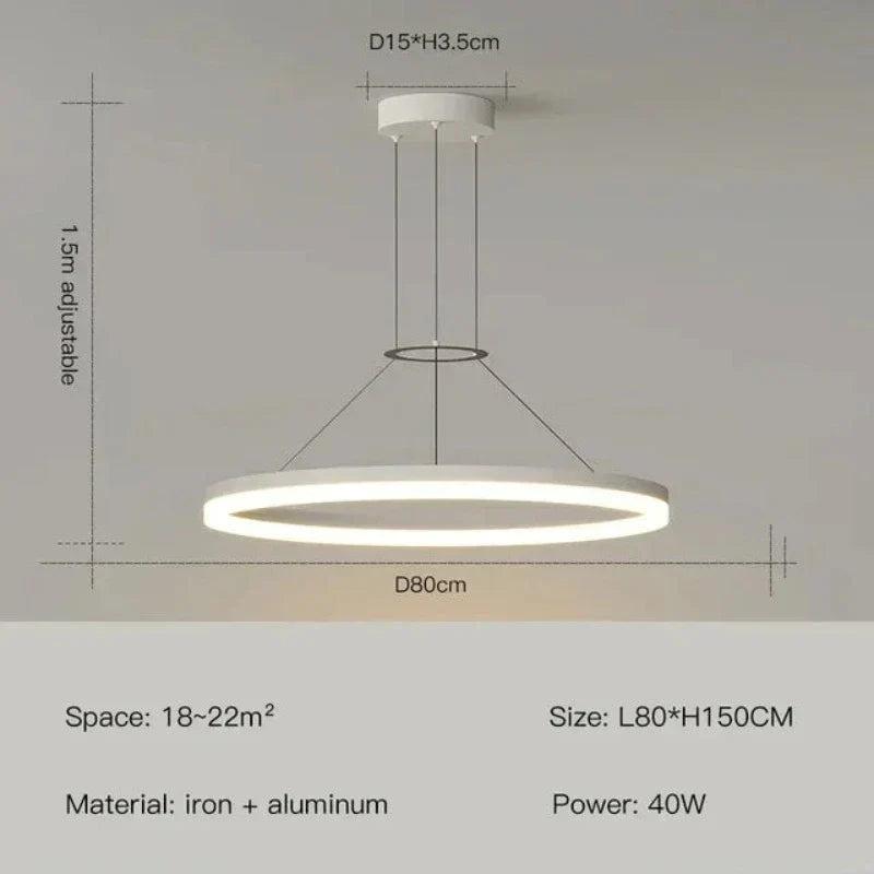 Stylish Slim Pendant Light