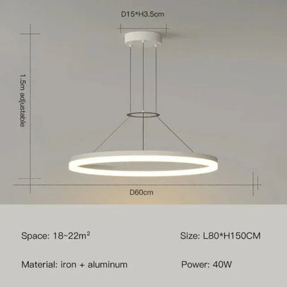 Stylish Slim Pendant Light