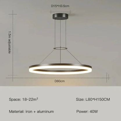 Stylish Slim Pendant Light