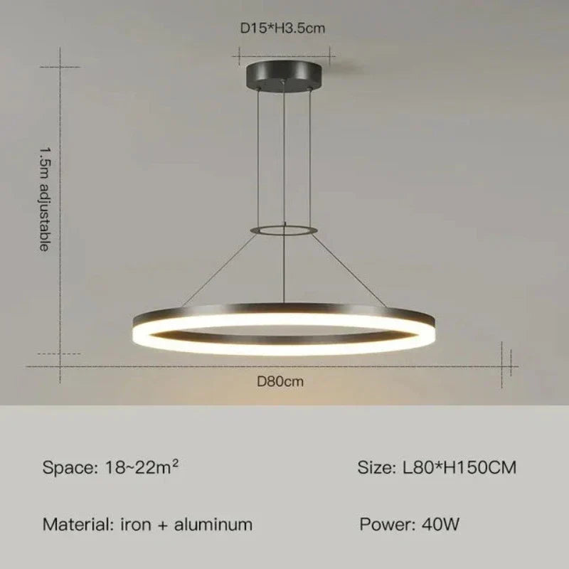Stylish Slim Pendant Light