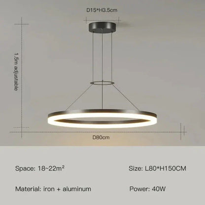 Stylish Slim Pendant Light