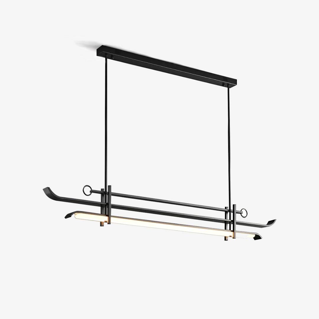 Modern Linear Pendant Light Fixtures for Dining Areas