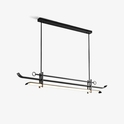 Modern Linear Pendant Light Fixtures for Dining Areas