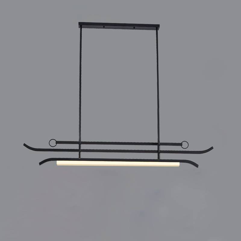 Modern Linear Pendant Light Fixtures for Dining Areas