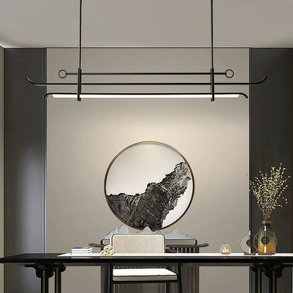 Modern Linear Pendant Light Fixtures for Dining Areas - Lusomart