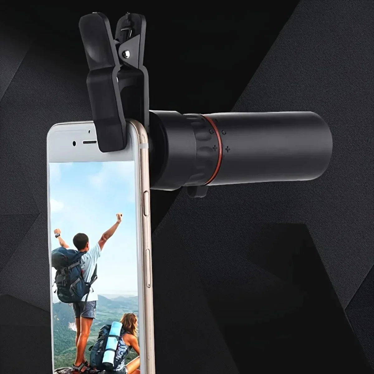 Portable High Power Zoom Monocular Telescope