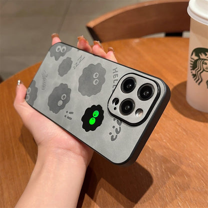 MonsteraGuard | Stylish Playful Shockproof Leather iPhone Case 8