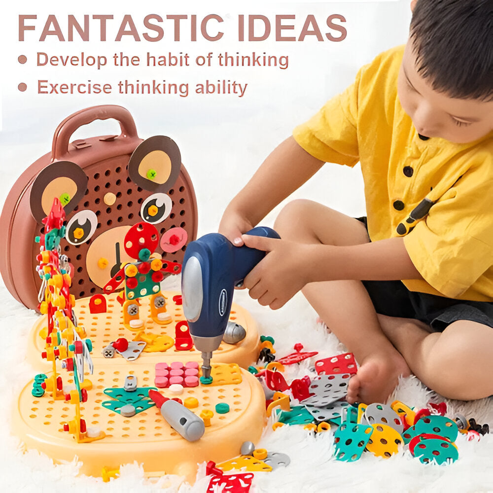 Educational Childrens Construction Block Learning Playset