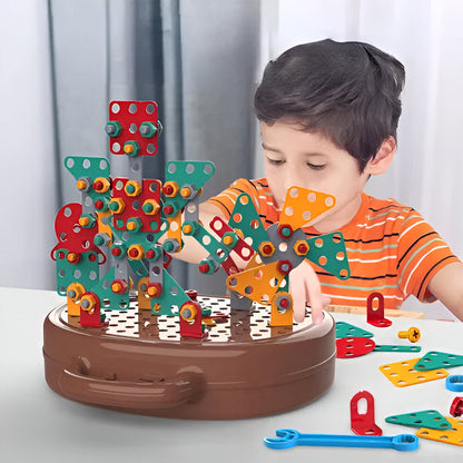 Educational Childrens Construction Block Learning Playset