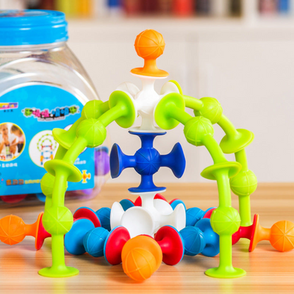 Colorful Silicone Suction Toy for Kids - Lusomart