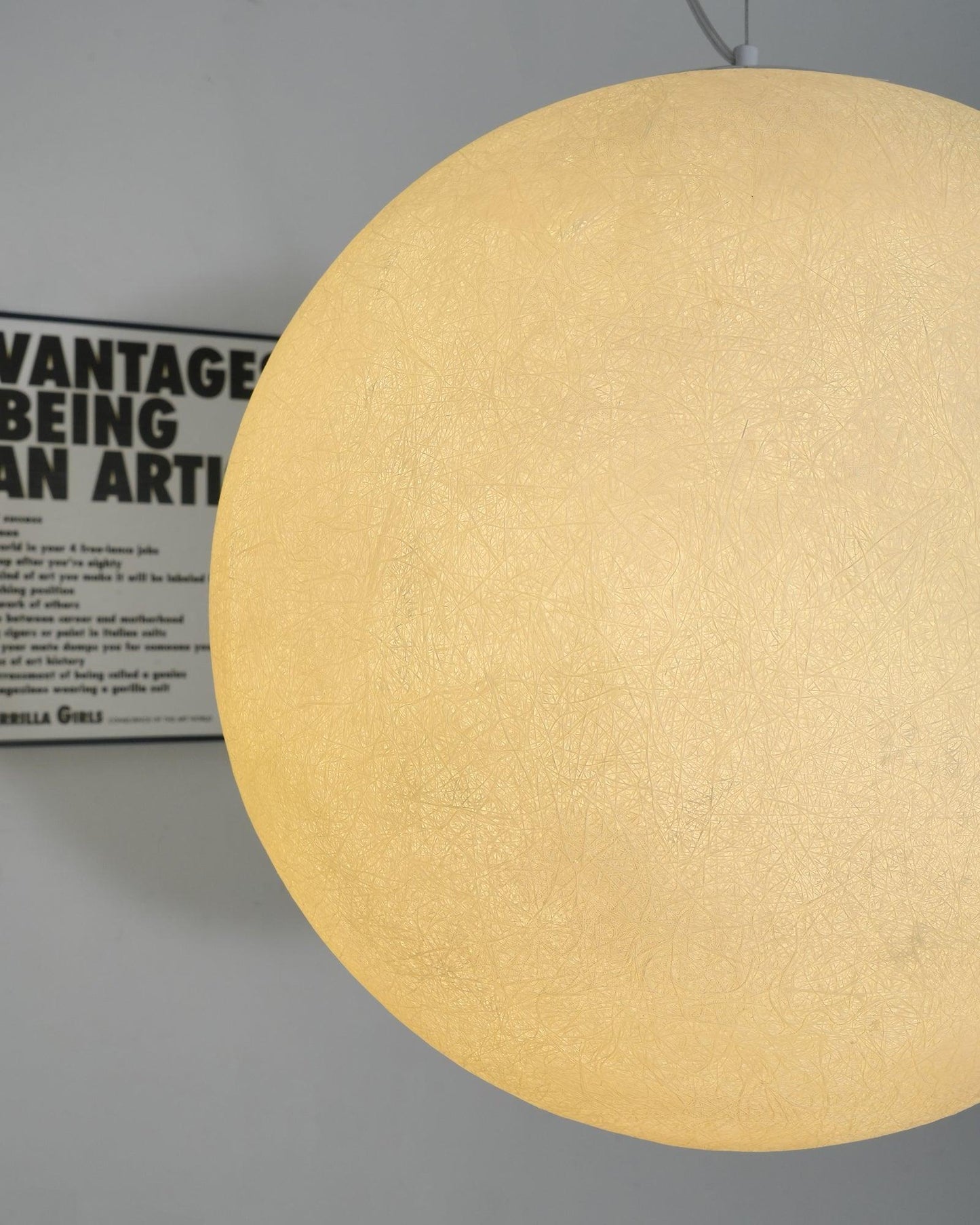 Warm Glow Moon Pendant Light for Home Decor