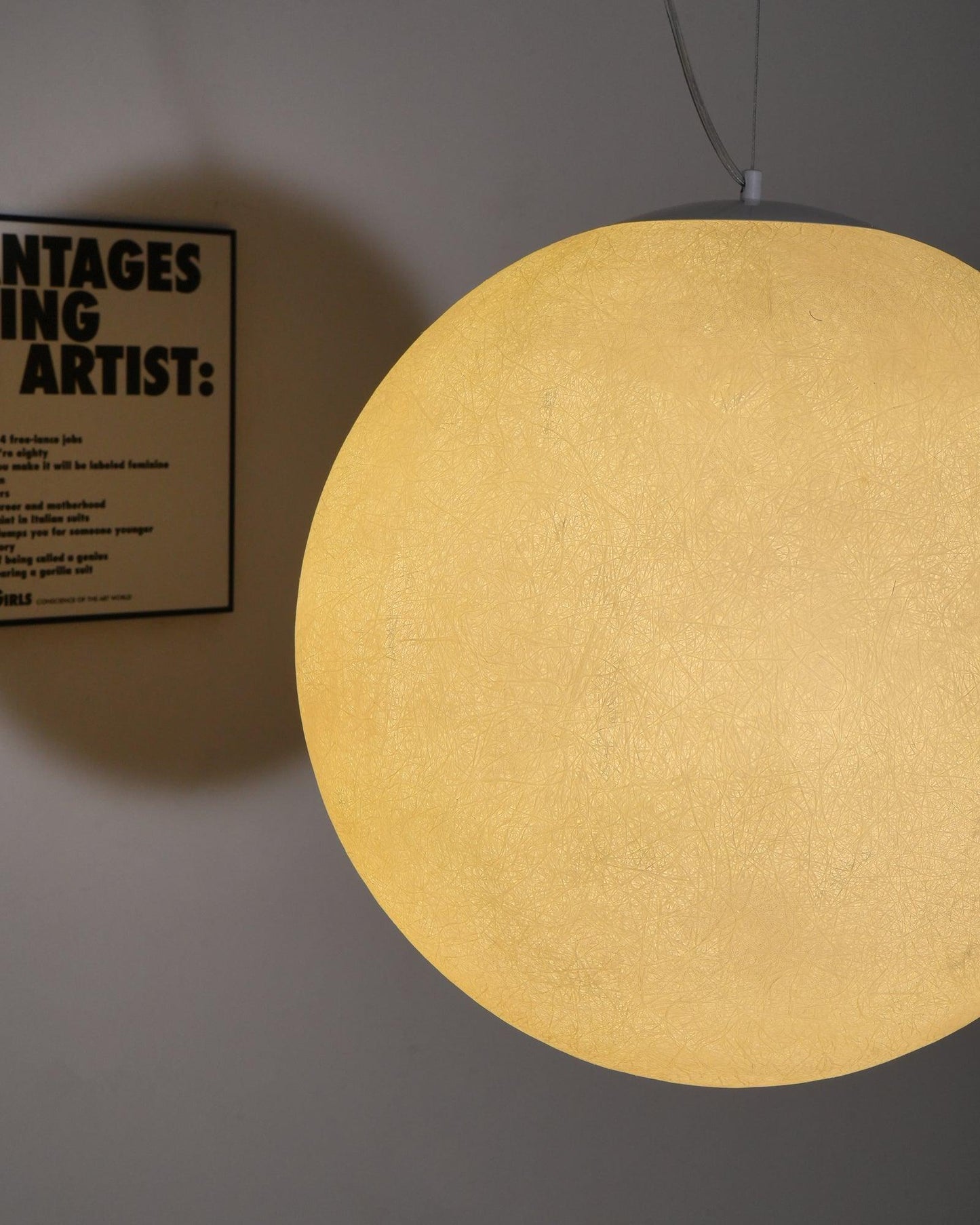 Warm Glow Moon Pendant Light for Home Decor