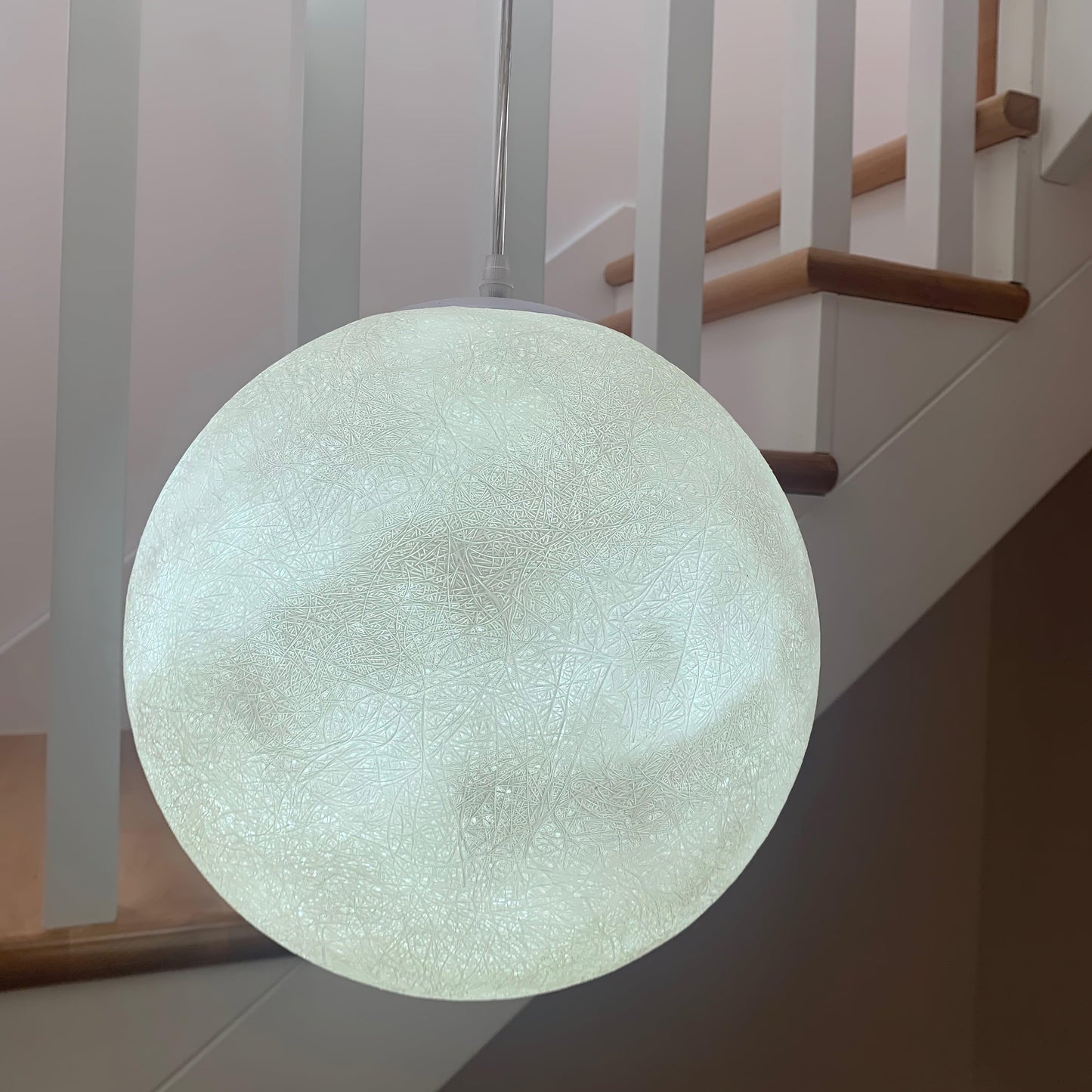Warm Glow Moon Pendant Light for Home Decor