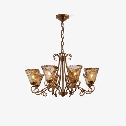 Luxury Glass Chandelier Lighting Fixture