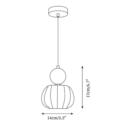 Stylish Ripple Glass Pendant Lighting