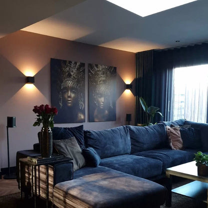 MotionLume – Modern Cube Wall Light with Built-In Motion Sensor 2