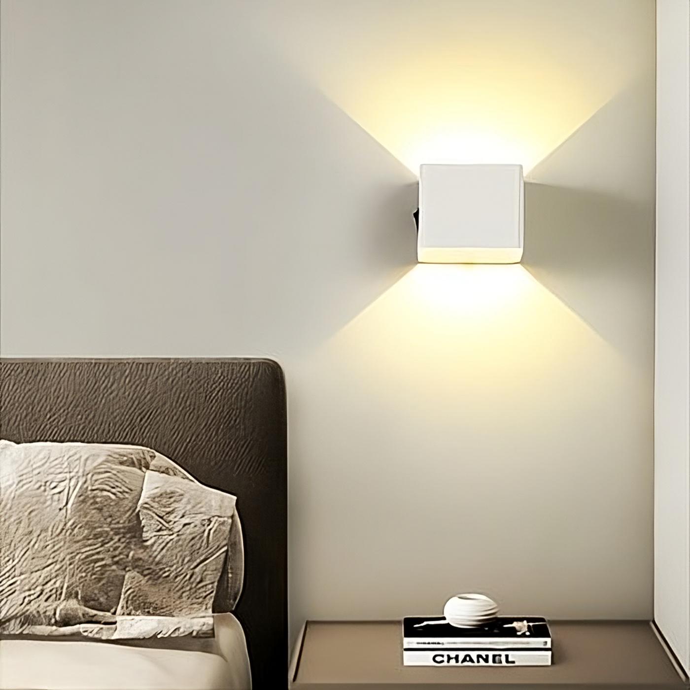 MotionLume – Modern Cube Wall Light with Built-In Motion Sensor 9