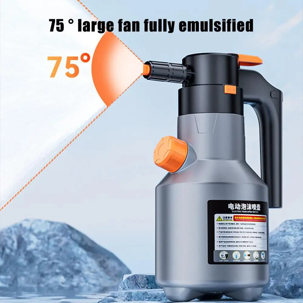 Motorized Electric Foam Sprayer | Cordless Carwash Foam Sprayer with 2L Capacity – Effortless Cleaning Solution for Vehicle Shine 1