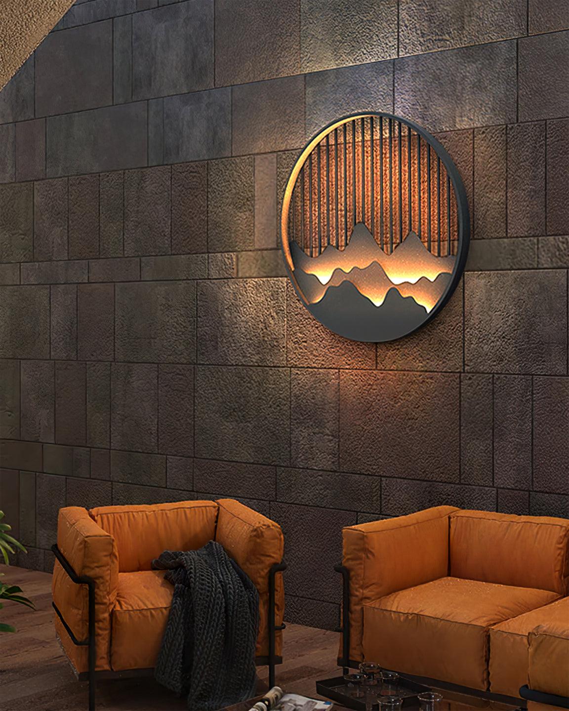 Rustic Outdoor Wall Light With Nature Inspired Design