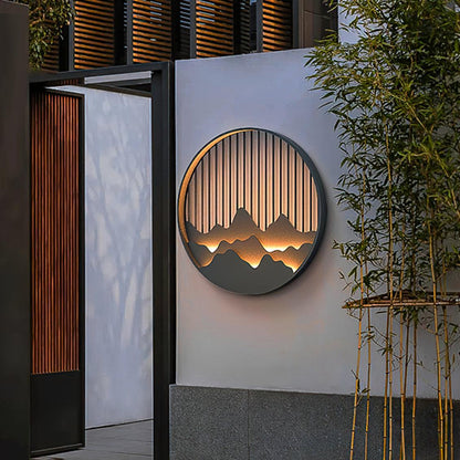 Rustic Outdoor Wall Light With Nature Inspired Design