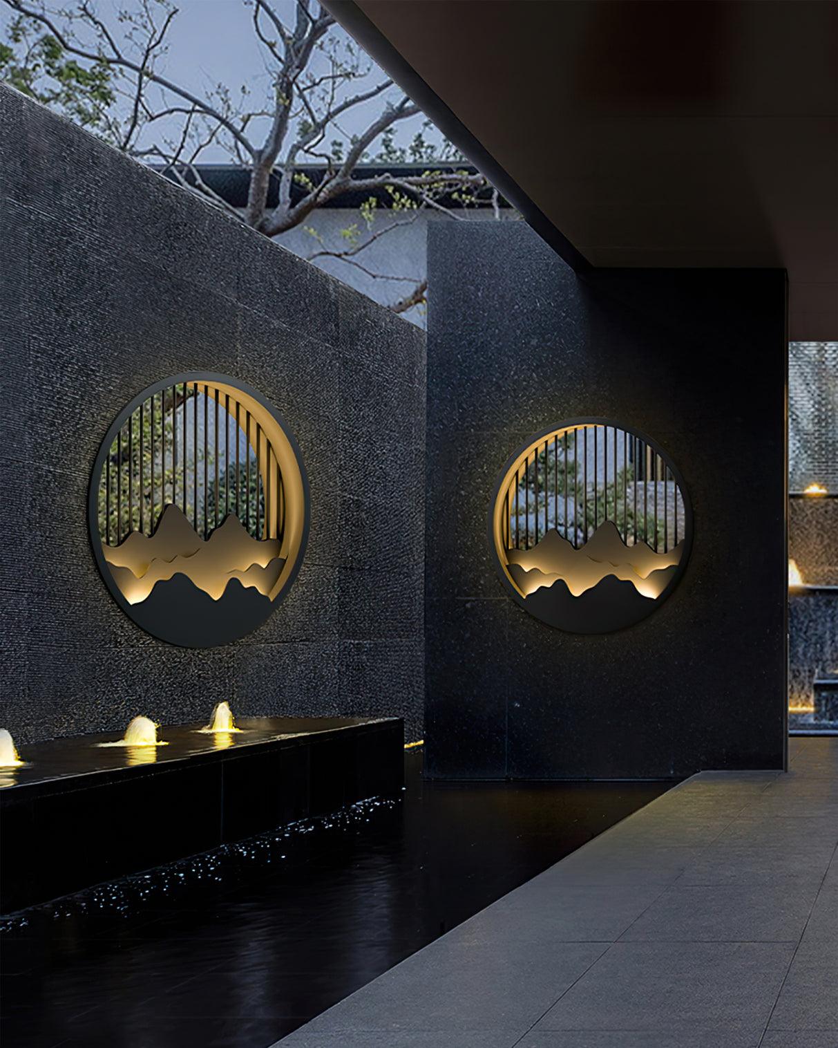 Rustic Outdoor Wall Light With Nature Inspired Design