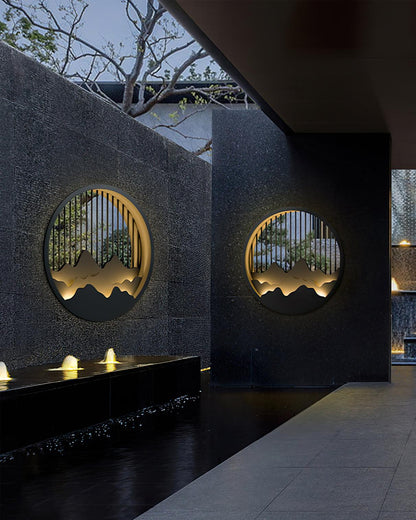 Rustic Outdoor Wall Light With Nature Inspired Design