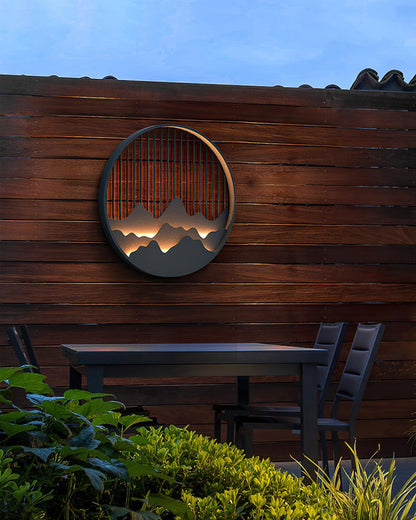 Rustic Outdoor Wall Light With Nature Inspired Design