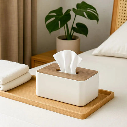 Mova Timber Tissue Box Holder Inovessa