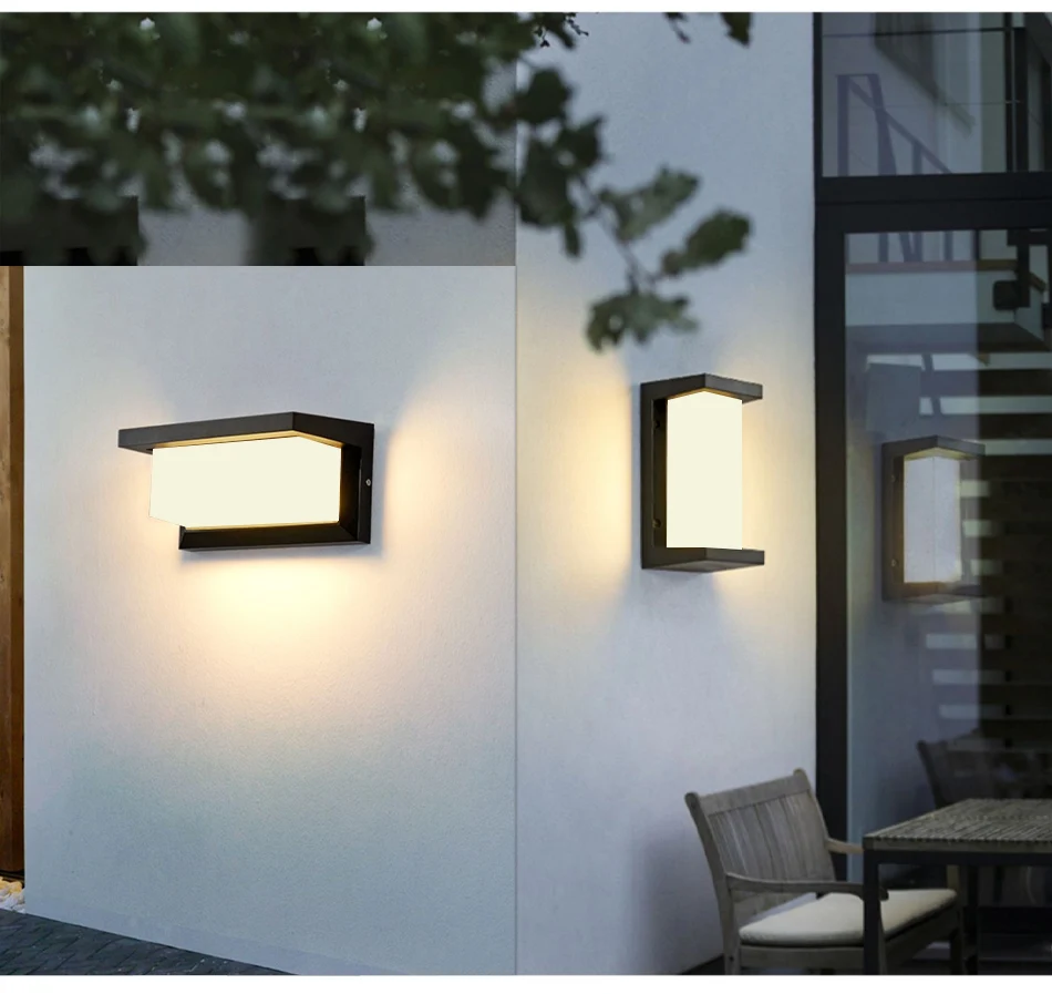 Outdoor Automatic Security Wall Lamp