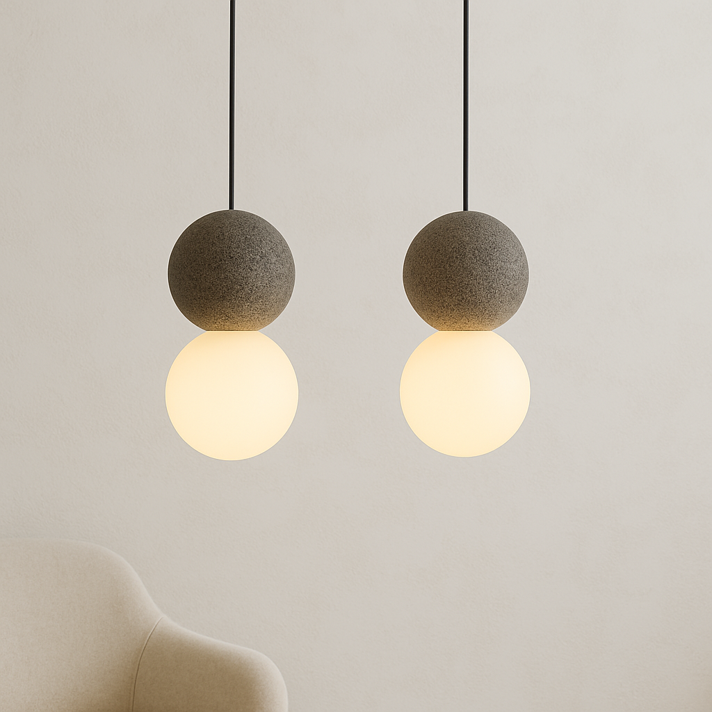 Movia | Elegant Obsidian Glass Pendant Light for Luxury Décor 6