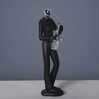Romantic Resin Figurine Pair - Modern Home Decoration