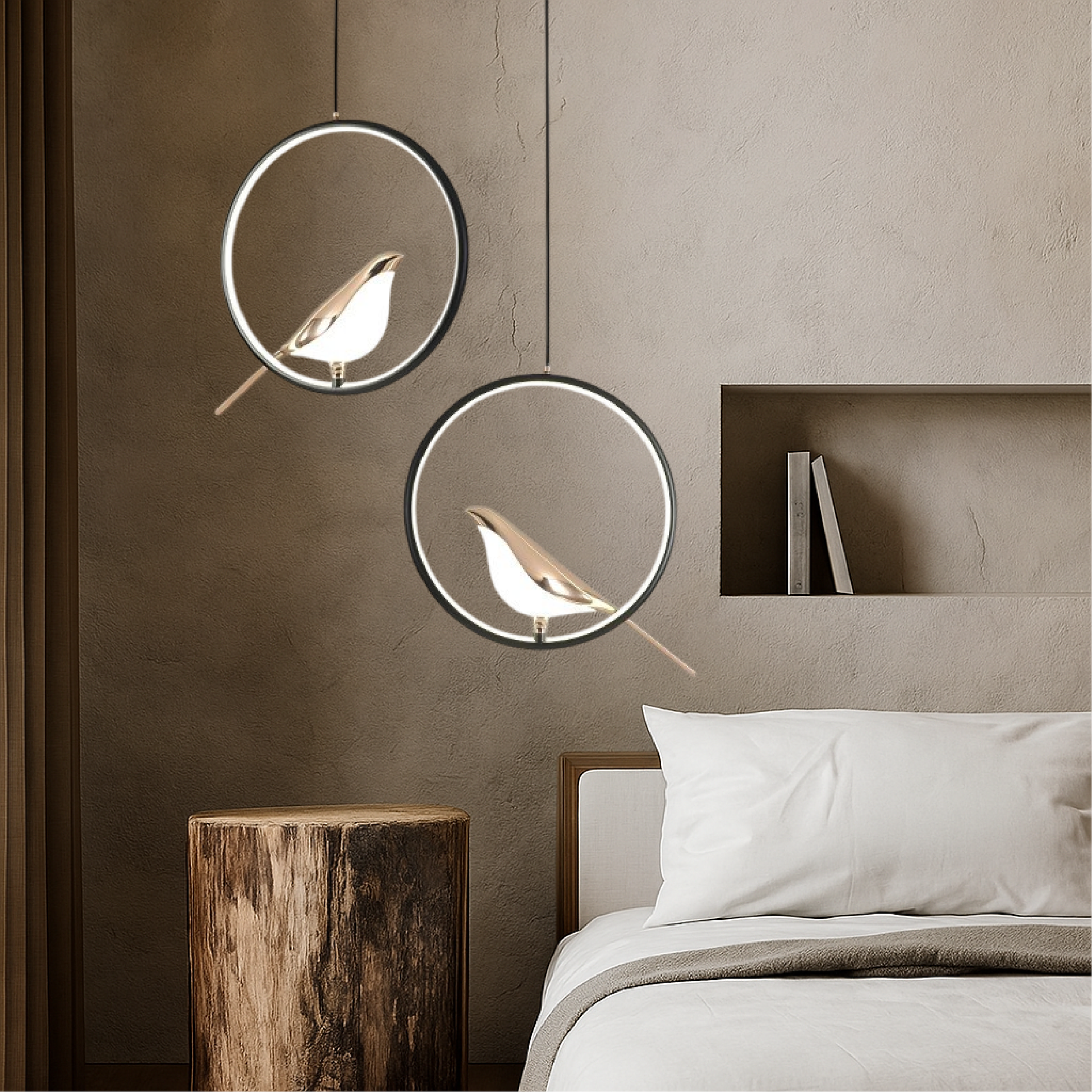 MrBird | Elegant Hanging Pendant Lamp for Sophisticated Interiors 1