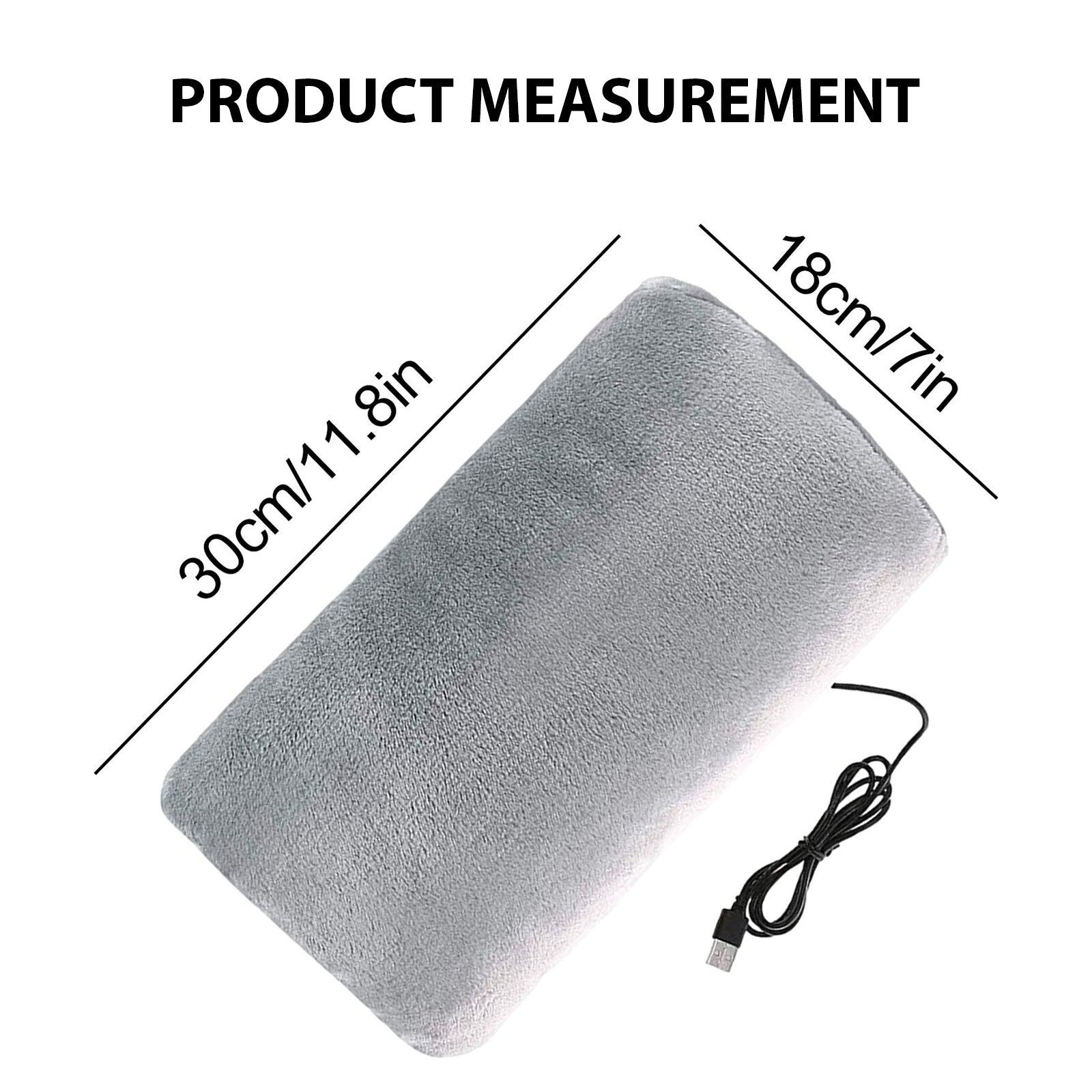 Muffler for Hands - USB Electric Hand Warmer Pouch Winter Hands Heater Bag Velvet Heating Hand Muffs 6