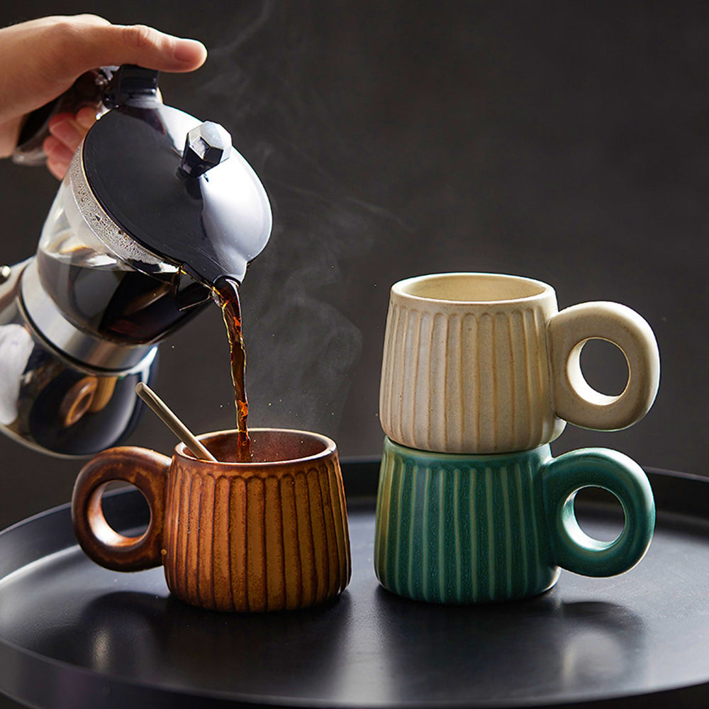 Unique Artisan Ceramic Coffee Mug - Lusomart