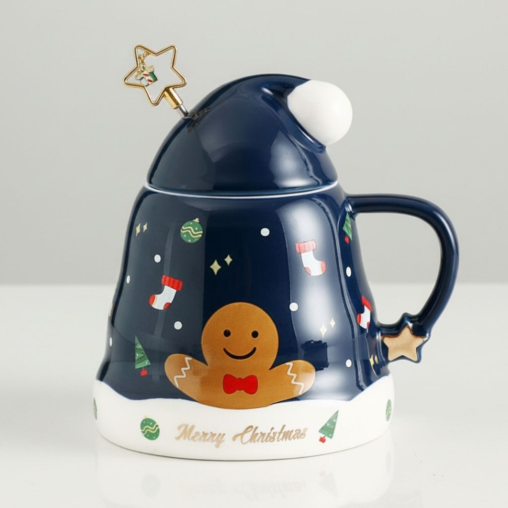 Christmas Festive Travel Coffee Mug Set - Lusomart