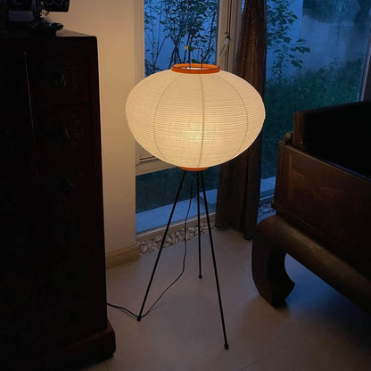 MulberryGlow | Elegant Soft Light Rice Paper Floor Lamp 7