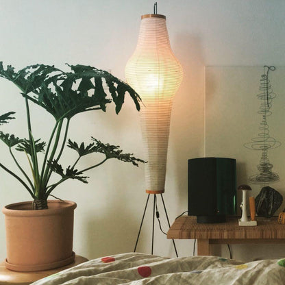 MulberryGlow | Elegant Soft Light Rice Paper Floor Lamp 8