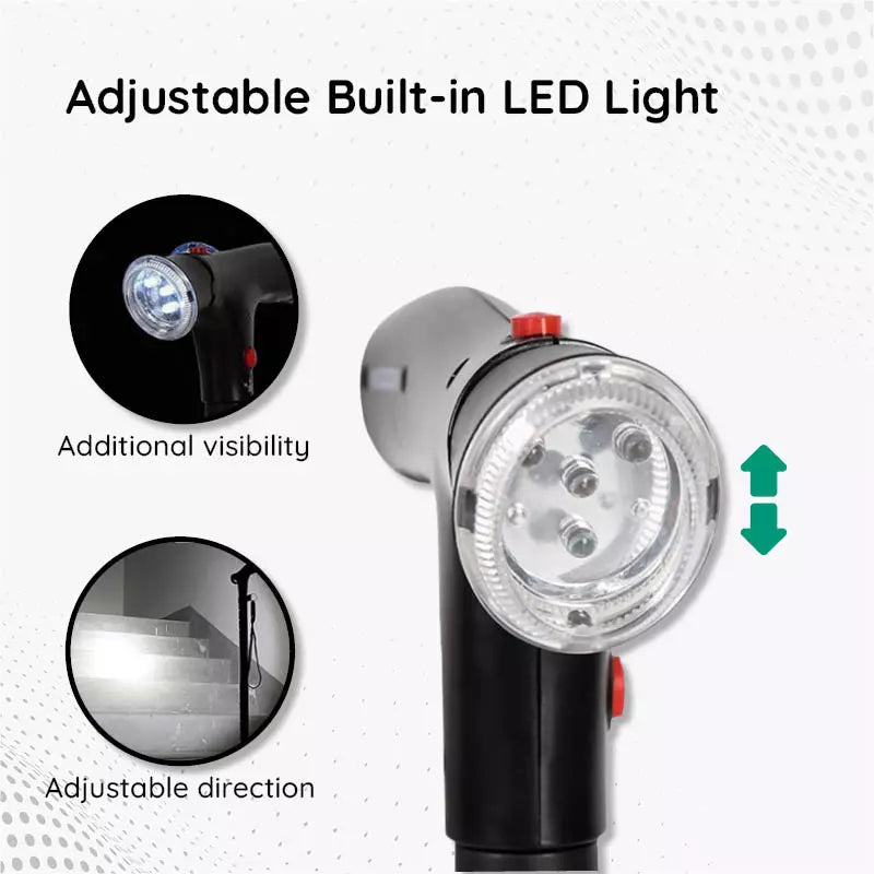 Compact Folding LED Walking Stick